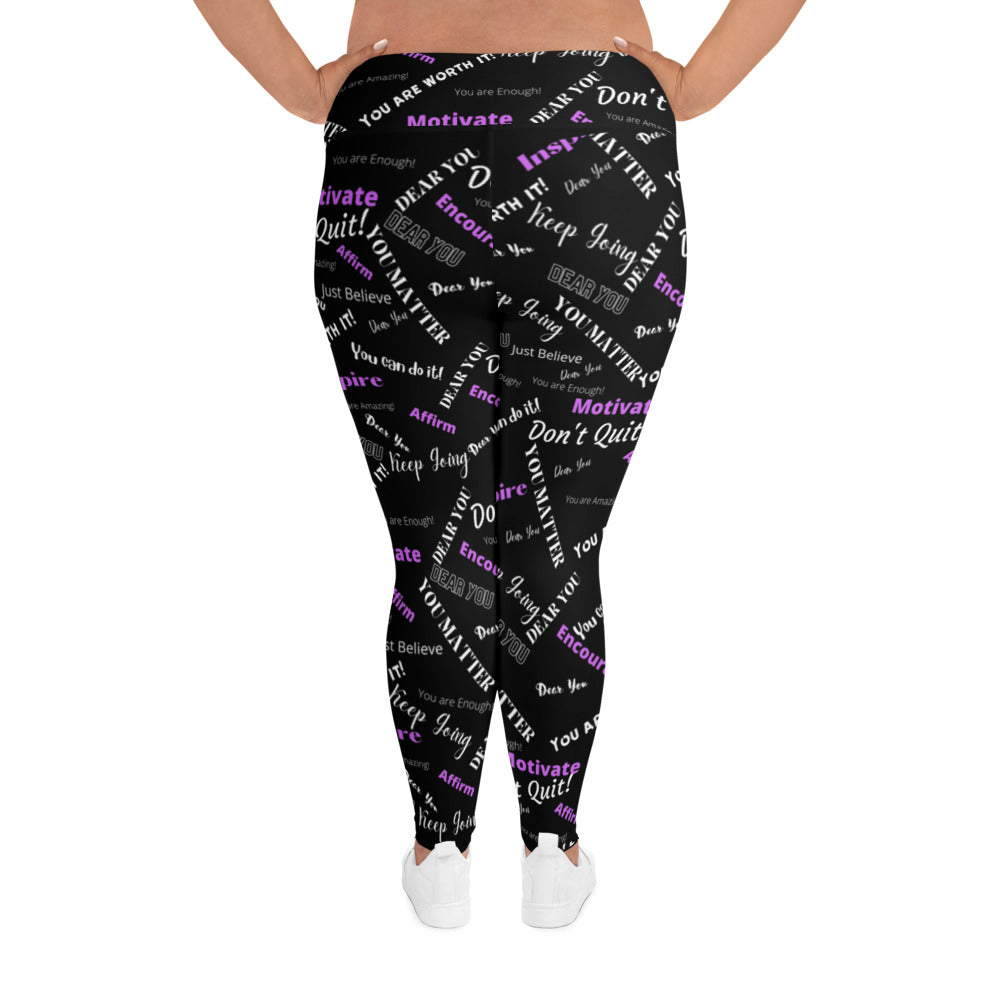 All-Over Print Plus Size Leggings