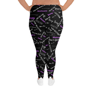 All-Over Print Plus Size Leggings