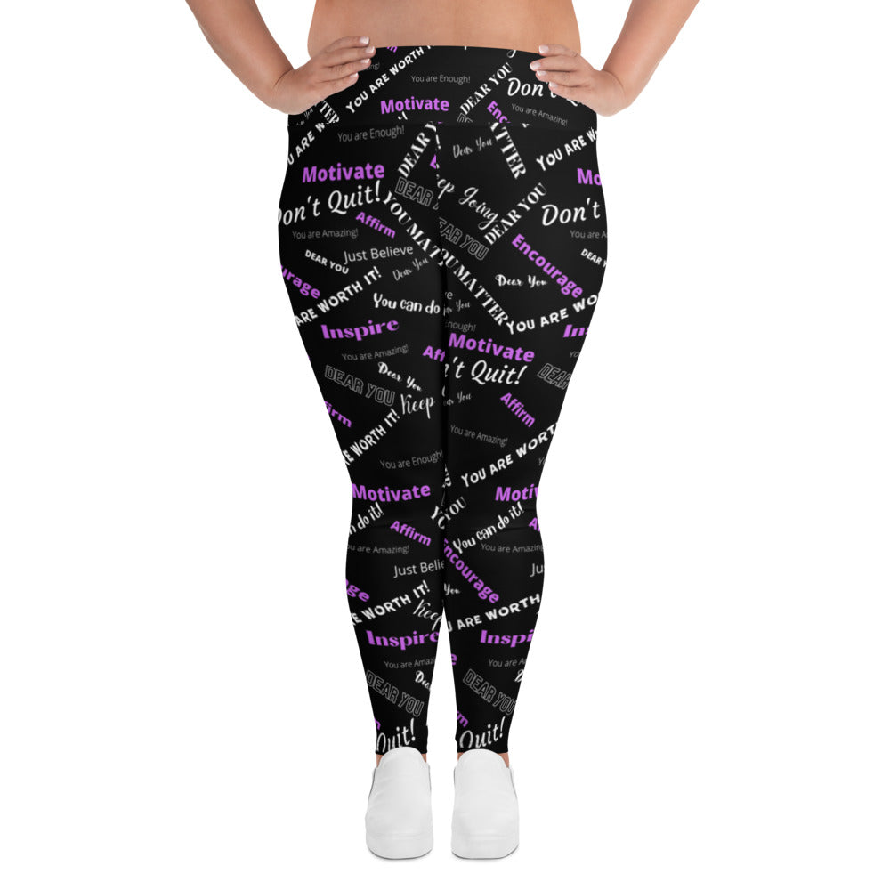 All-Over Print Plus Size Leggings