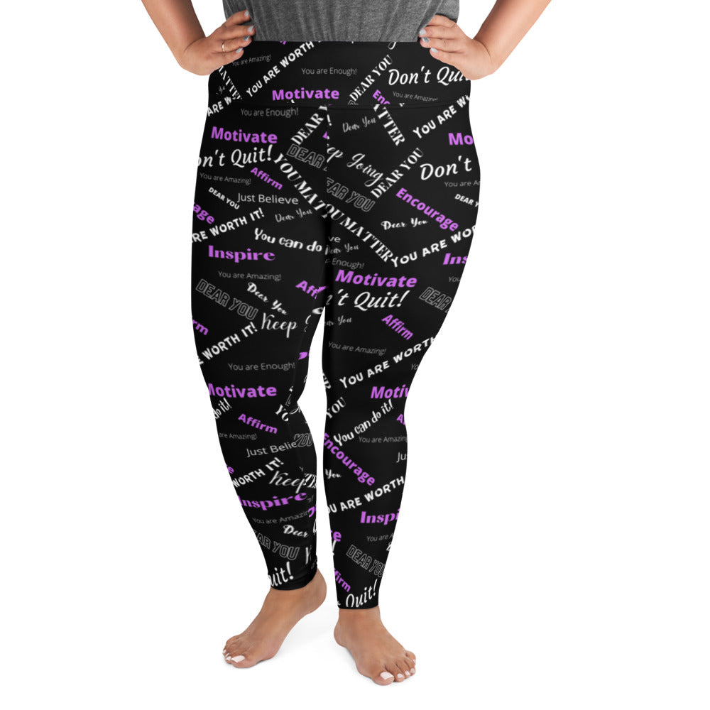 All-Over Print Plus Size Leggings