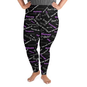 All-Over Print Plus Size Leggings