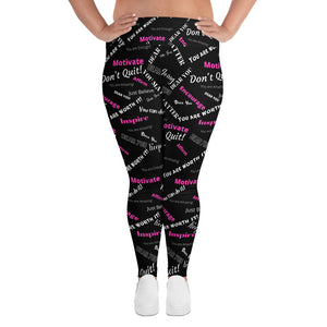 All-Over Print Plus Size Leggings