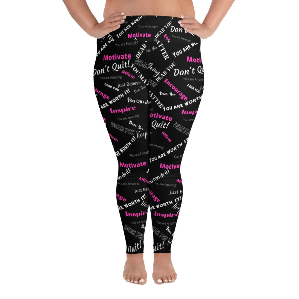 All-Over Print Plus Size Leggings