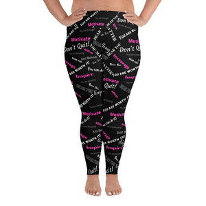 All-Over Print Plus Size Leggings