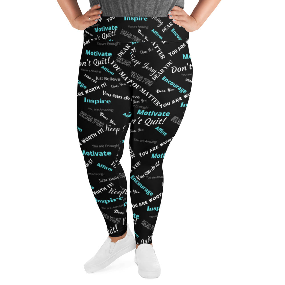 All-Over Print Plus Size Leggings