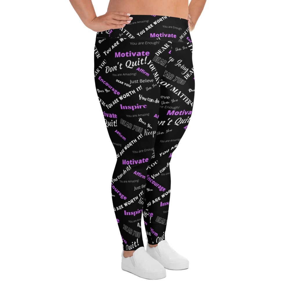 All-Over Print Plus Size Leggings