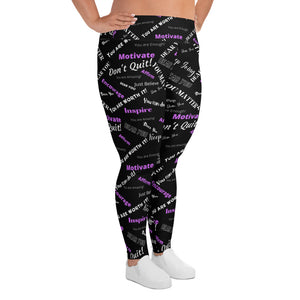 All-Over Print Plus Size Leggings