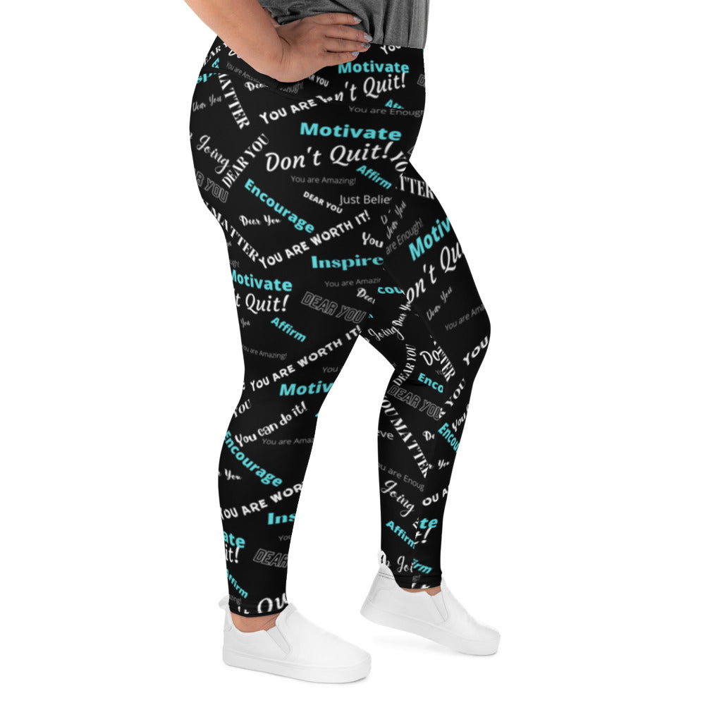 All-Over Print Plus Size Leggings